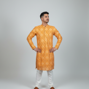 Yellow Bandhani Set