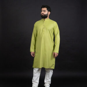 Plain Light Green Kurta Set