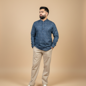 Short Kurta - Black