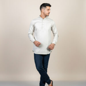 Short Kurta - Brown