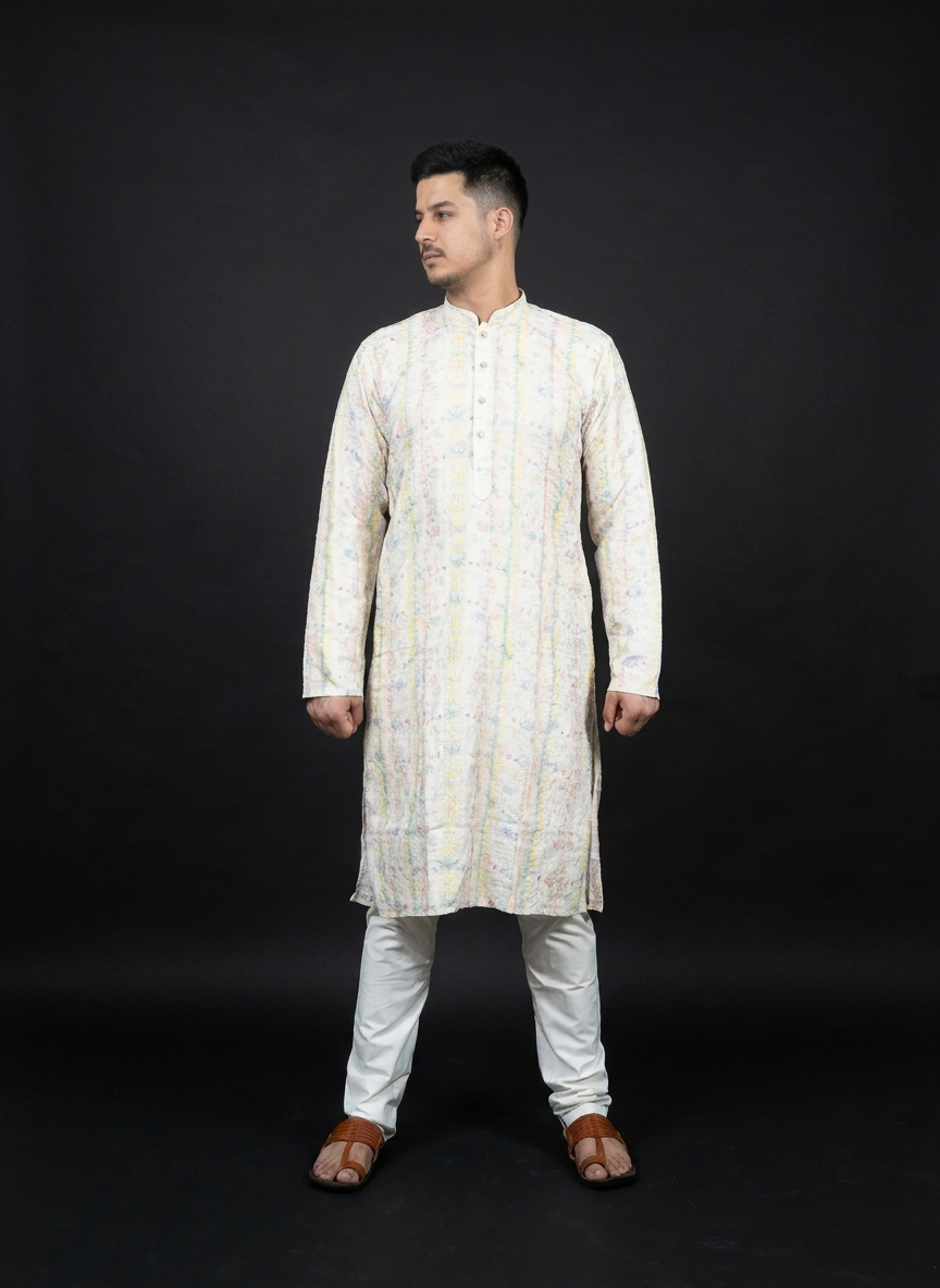 Soft-Pastel-White-Base-Print-Kurta-Set
