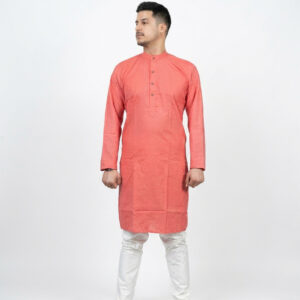 Plain Red Kurta Set