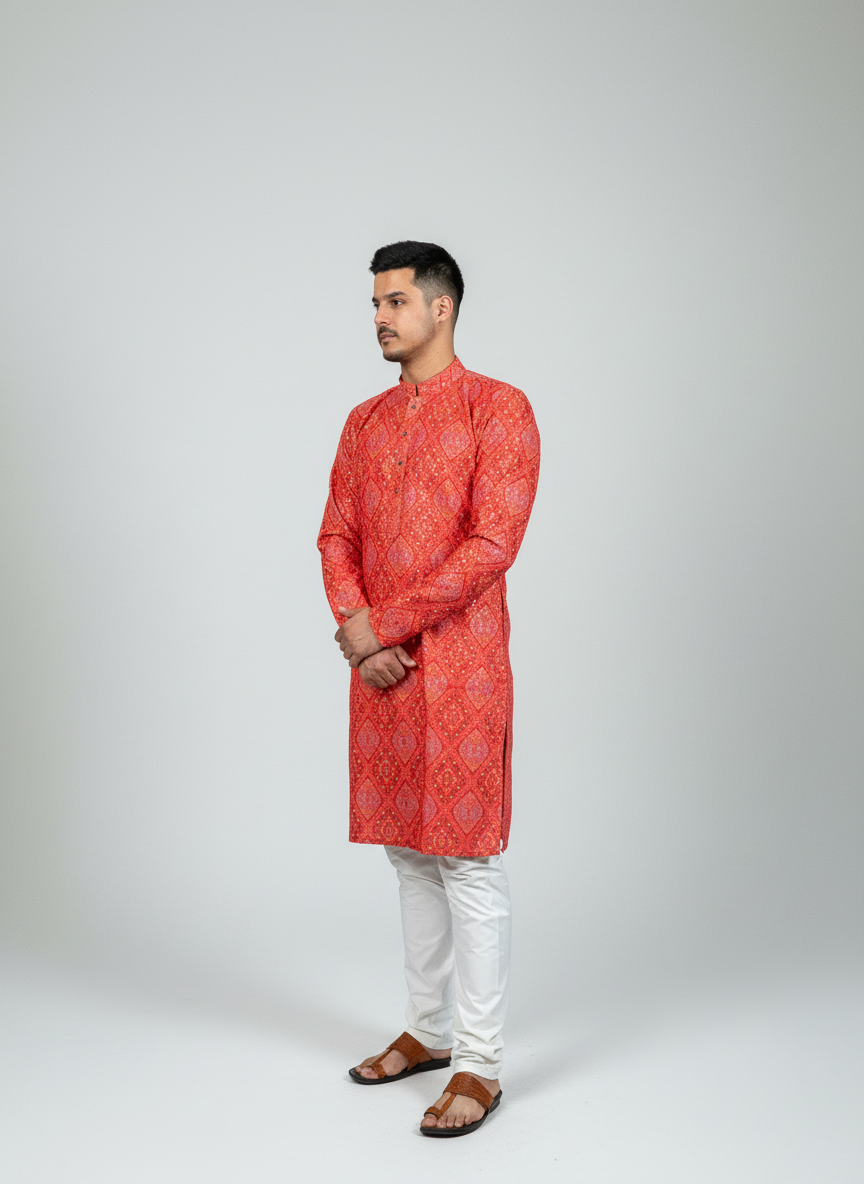 red-Bandhani-Set
